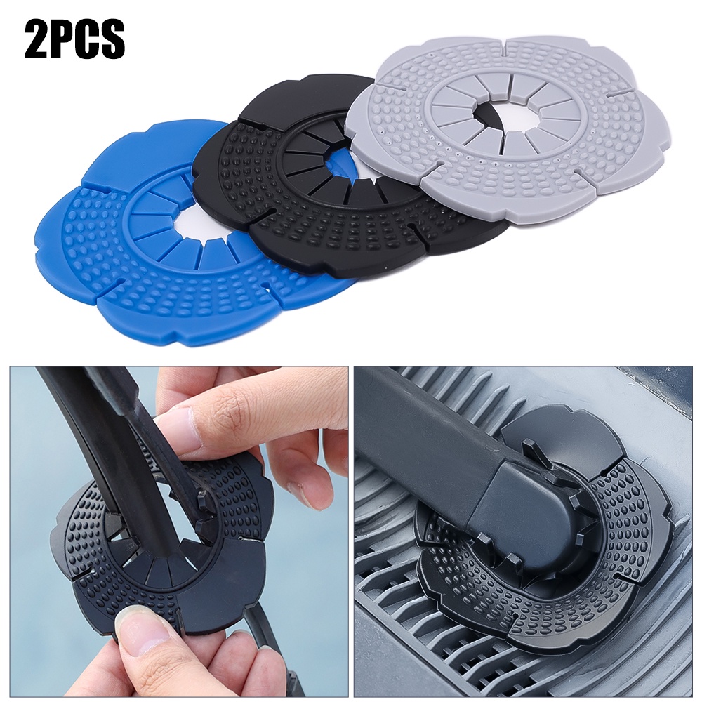 Set 2 Đệm Silicon Bảo Vệ Cần Gạt Nước Chống Bụi Cho Xe Hơi