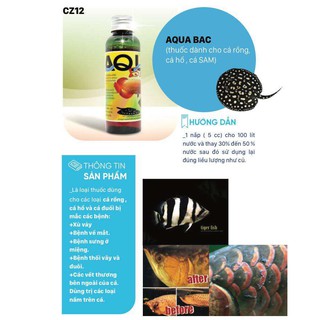 Dung dịch cho cá Rồng - Hổ - Sam Aqua Bac (Thái Lan)