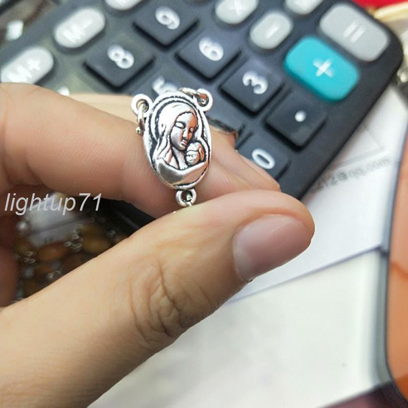 Dây Chuyền Mặt Thánh Giá Đính Đá Sapphire