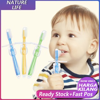 【COD & READY STOCK】Bàn chải đánh răng silicone mềm mại cho bé