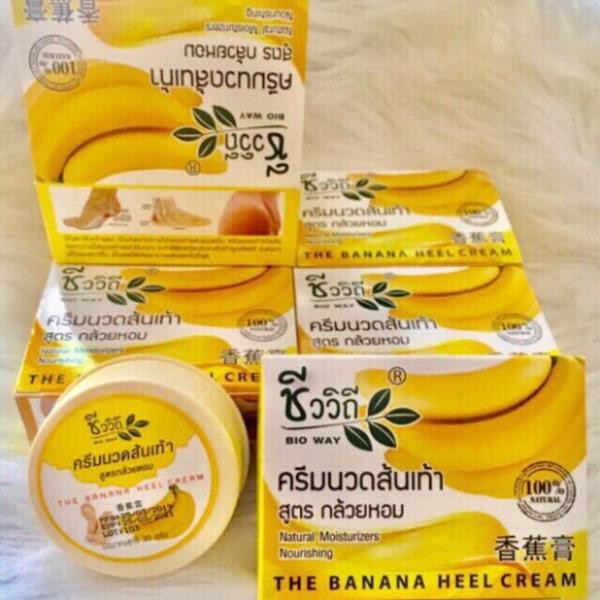 💐 Kem Chuối trị nứt gót chân Thái lan The Banana Heel Cream 30g