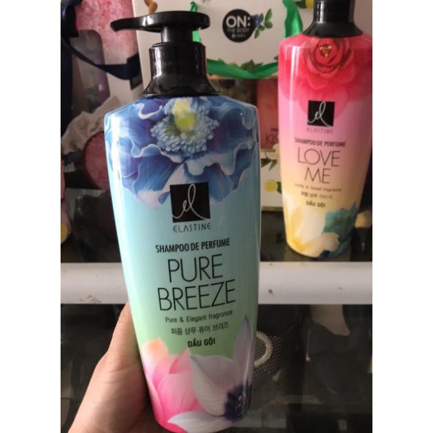 Dầu gội ELASTINE 600ml Love me, kiss the rose, pure breeze