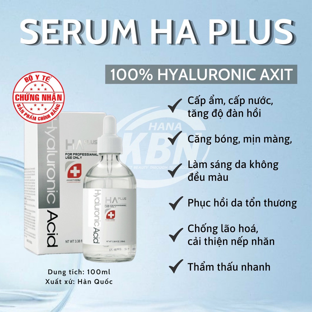 SERUM HA PLUS - 100ml  - Hàng Chính Hãng