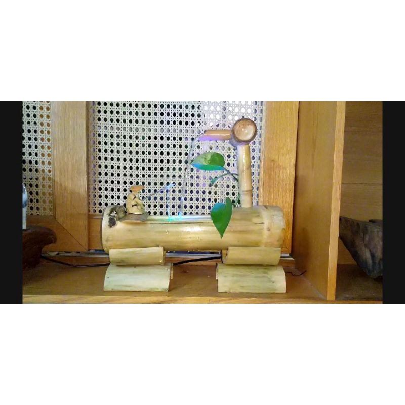 Thác nước phong thủy tre - Mẫu 13