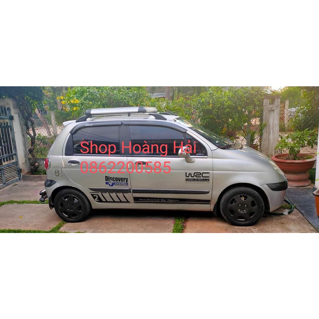 Giá nóc vuông Aerorack ⚡ CHUẨN CHÍNH HÃNG ⚡ Baga mui cho xe Matiz - Spark, để đồ tiện dụng tối ưu không gian chỗ ngồi