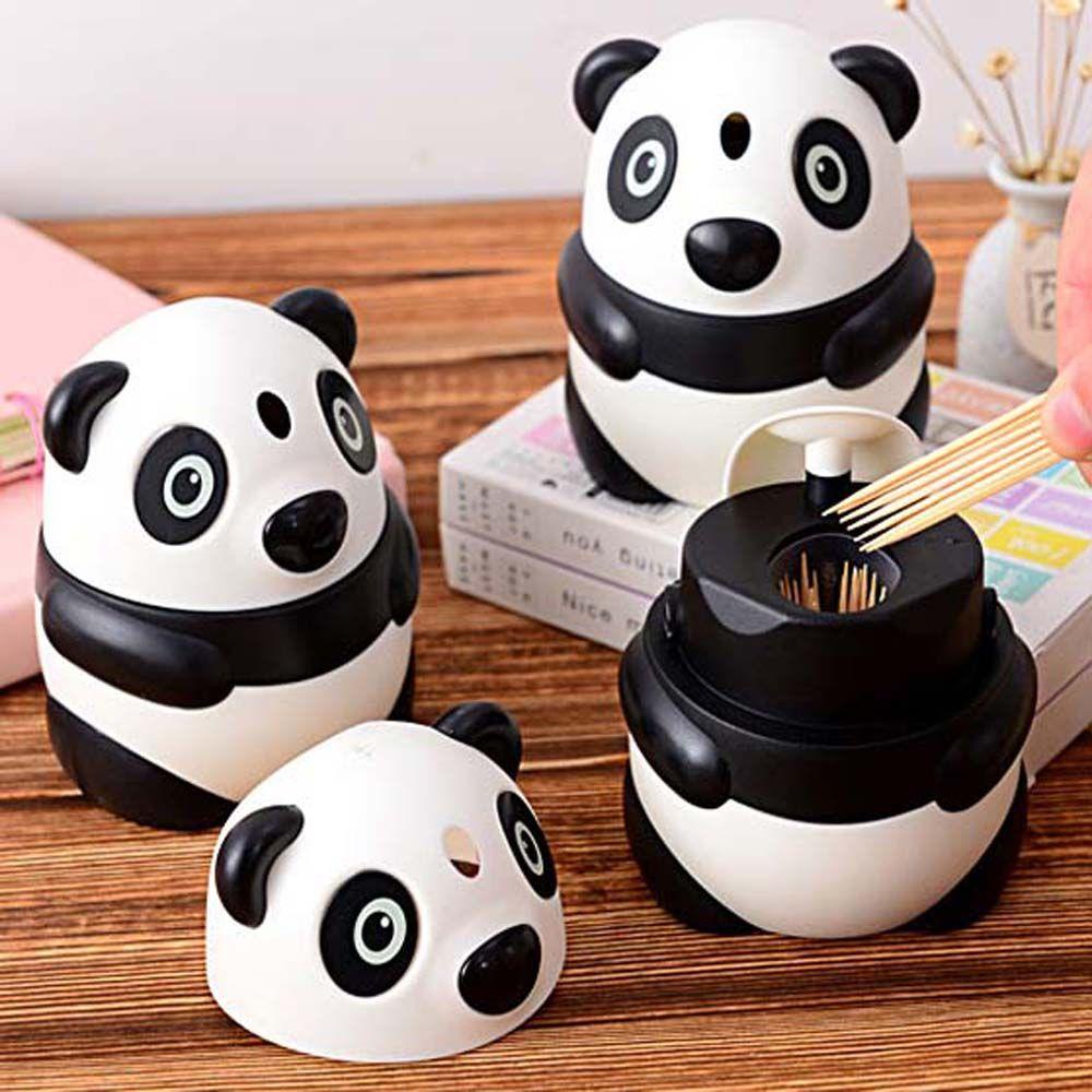 Hộp Đựng Tăm Xỉa Răng Hình Gấu Trúc Dễ Thương Chất Lượng Cao