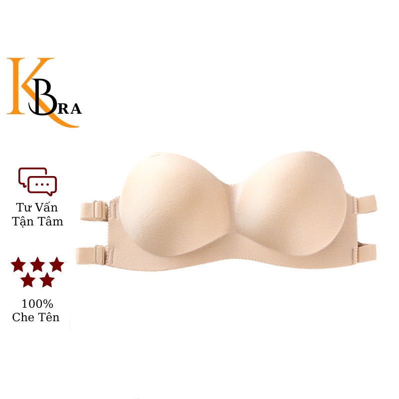 Áo lót ngực không gọng su đúc kèm dây trong lưng quả cúp ngang siêu đẹp KBRA 811