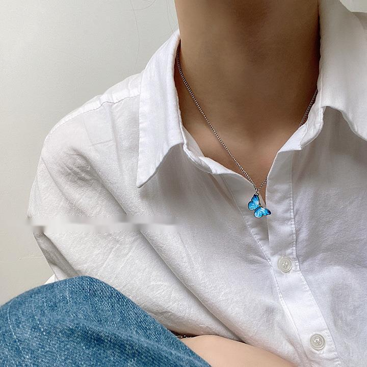 Vòng Tay Mặt Hình Bướm Phong Cách Hàn Quốc Xinh Xắn