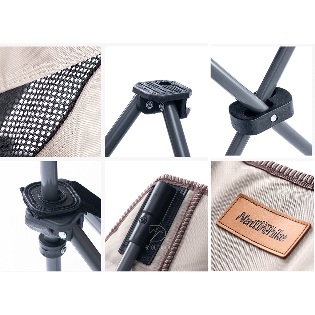 Ghế Xếp Gọn Dã Ngoại Câu Cá Naturehike NH20JJ022 Chịu Tải 150kg