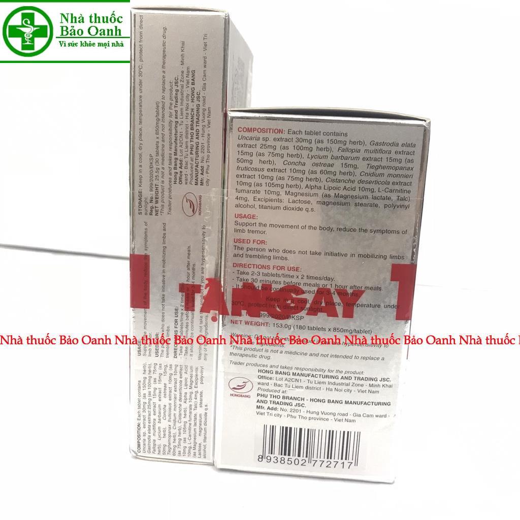 Vương Lão Kiện dạng lọ 180 viên, tặng kèm hộp 30 viên, combo siêu rẻ - Hỗ trợ giảm chứng run chân tay, parkison