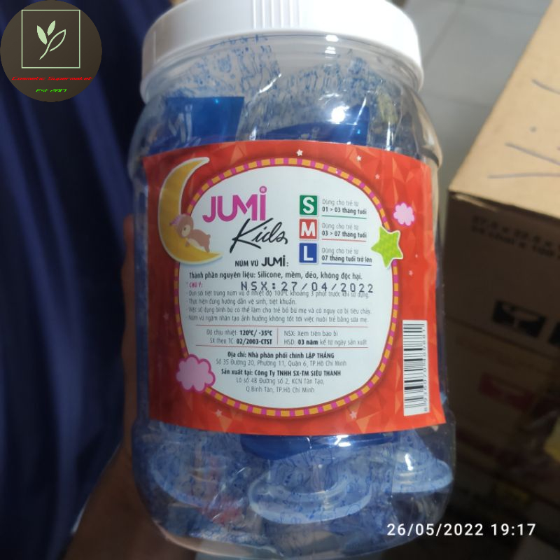 Hộp Núm Vú Bình Sữa Hiệu Jumi