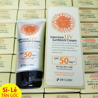 Kem chống nắng 3W Clinic SPF 50 PA ++