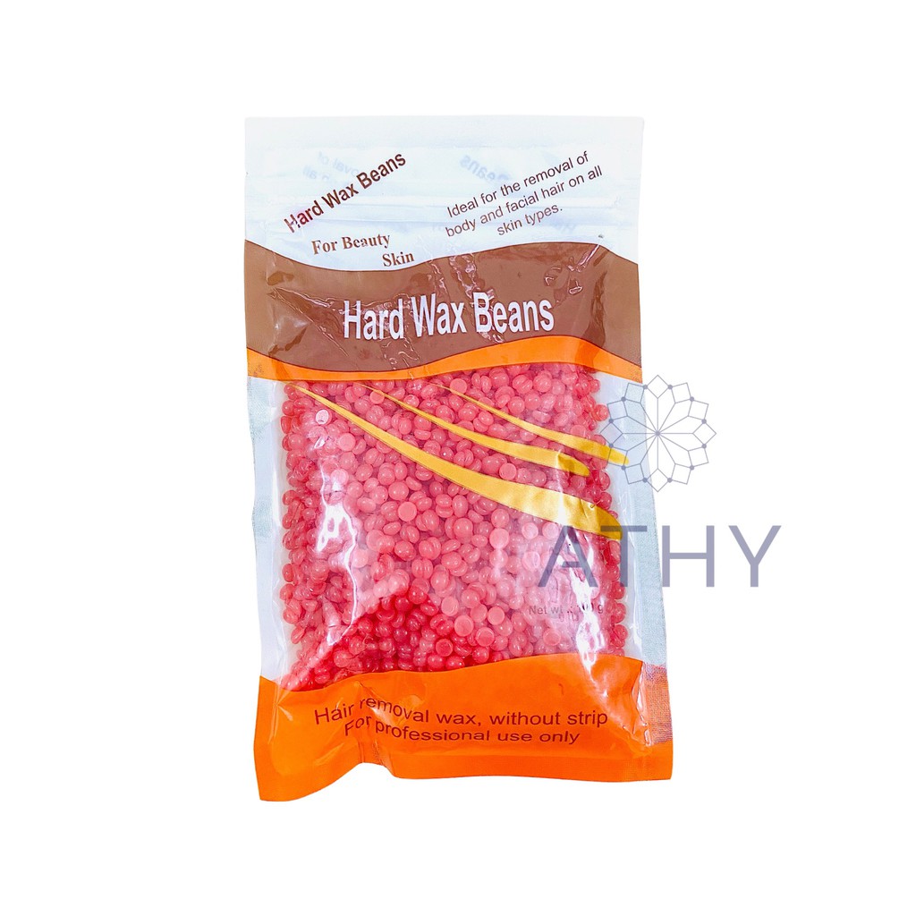 SÁP WAX LÔNG BỊCH 100G HOẶC 300G HARD WAX BEANS, hạt đậu tẩy lông bean, dùng cho nồi đun sap waxing, dùng tại nhà spa