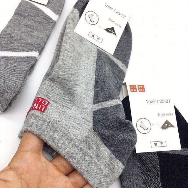 [RẺ NHẤT] Combo 5 đôi Tất nam cổ ngắn Uniqlo giá tốt mà xịn xò