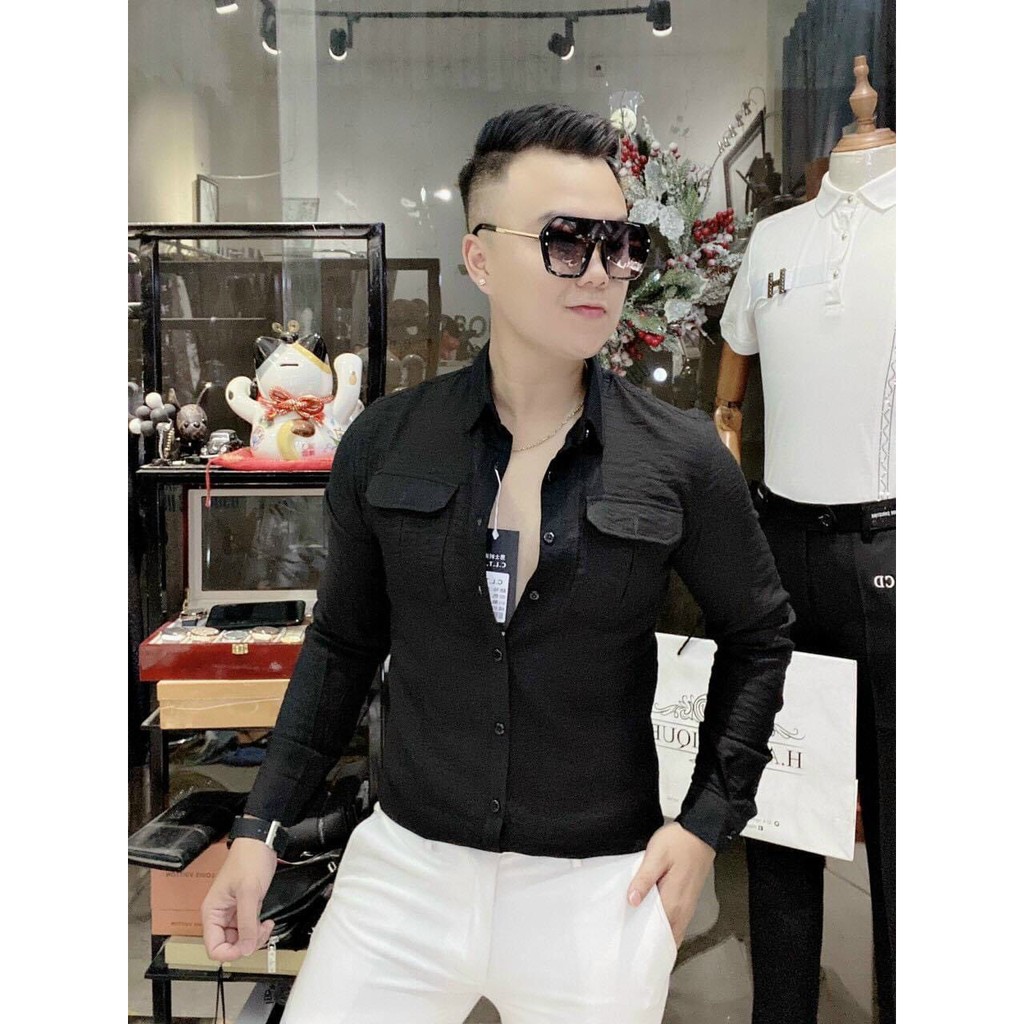 Áo sơ mi đũi dài tay túi sup Zappos 02