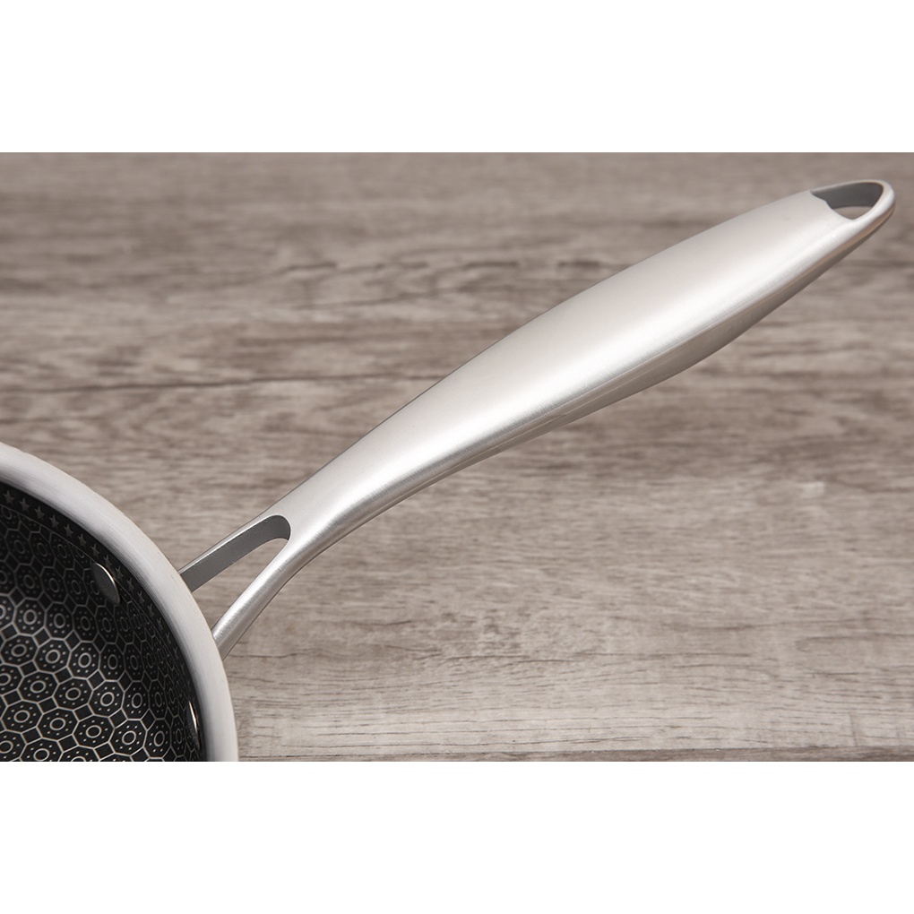 Chảo chống dính bếp từ Inox Dreamer Úc cao cấp -  cấu trúc tổ ong - nắp kính - size 20 - 24 - 26 - 28cm