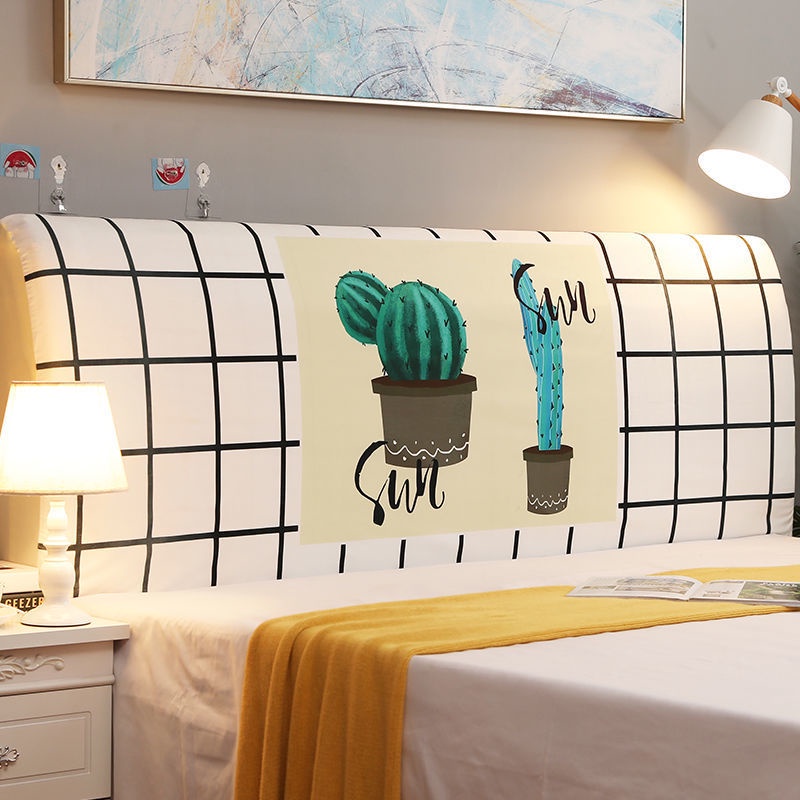 Vỏ Bọc Đầu Giường Chống Bụi Bằng Da 1.5m - 2m Thiết Kế Đơn Giản Hiện Đại