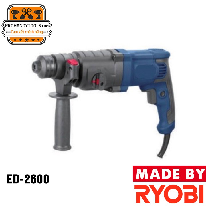 Máy khoan cầm tay 800W (dùng điện) Ryobi ED-2600