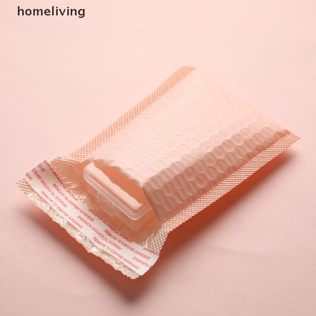 10 Cái phong bì đóng gói bong bóng màu hồng trọng lượng nhẹ tự dán đóng để đồ vật vận chuyển
