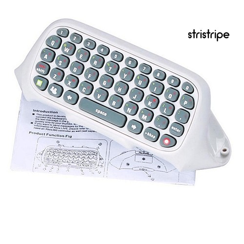 STR Mini Wireless Computer Game Keyboard Chat Pad for Microsoft Xbox 360 Controller