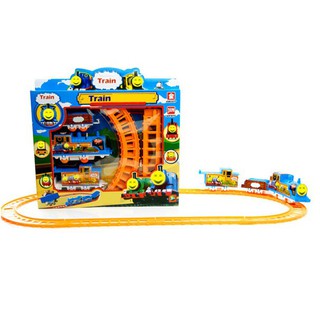 Hộp đồ chơi đường ray xe lửa tàu hỏa Thomas dùng pin