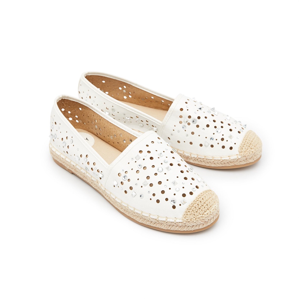 Giày nữ Jelly Bunny SHOES : KIRAN PYRAMID B21WLEI002 WHT000