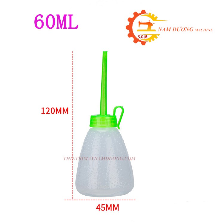 Bình đựng tra dầu máy may &gt; châm dầu &gt; Châm nhớt máy móc thiết bị cơ khí [ phụ-tùng-máy-may ]