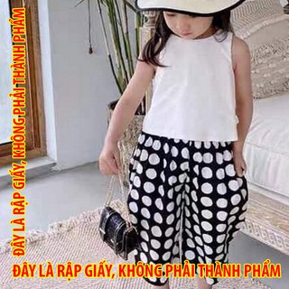 Rập giấy 30024 - Bộ Nơ lưng + Quần phồng