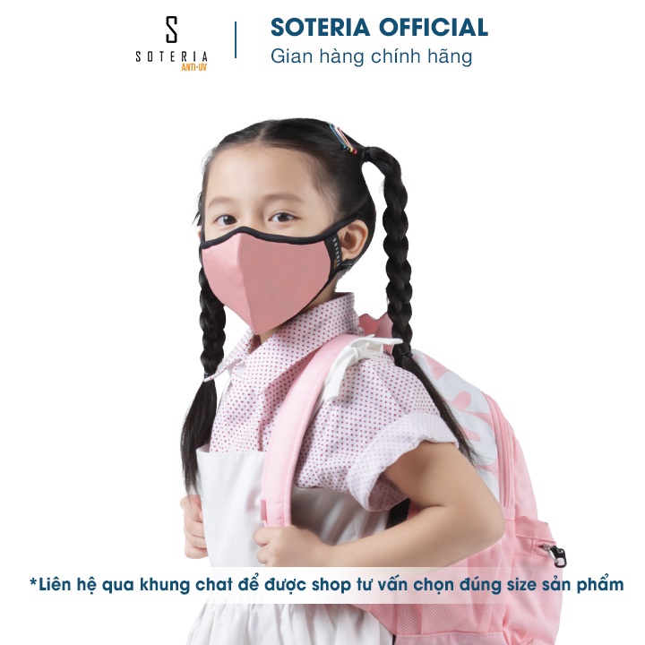 [Combo 3] Khẩu trang chống nắng Soteria Anti  Sea Salt - Balsa - Ebony chuẩn UPF 50+, chống khuẩn chống bụi 0.1 - S,M,L