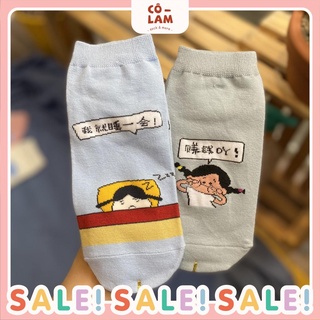 [Tiệm vớ cô Lam] Tất vớ cổ ngắn nam nữ hình em bé dễ thương thôi rồi