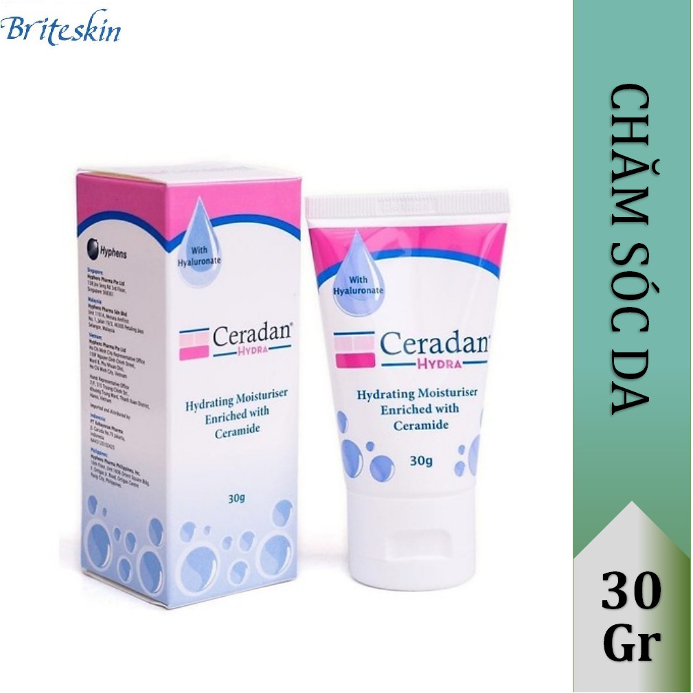 Kem Dưỡng Ẩm Da Ceradan Hydra Hydrating Moisturiser (Tuyp 30gr & 80gr)