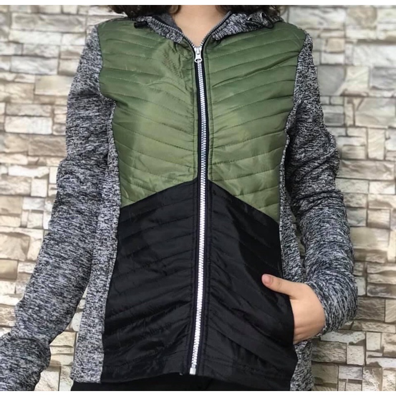 Khoác Thu Đông nỉ phối dù