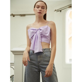 Thanh lý áo nơ tím newtag size S Cocosin