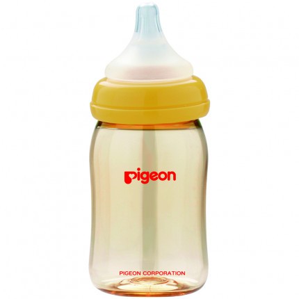 [HÀNG CHÍNH HÃNG] Bình Pigeon PPSU PLUS Thần Thánh 160ml [Giành cho bé từ sơ sinh đến 10 tuổi]