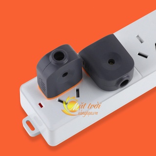 Combo 5 phích cắm dẹt gấp ( Màu đen - cam )