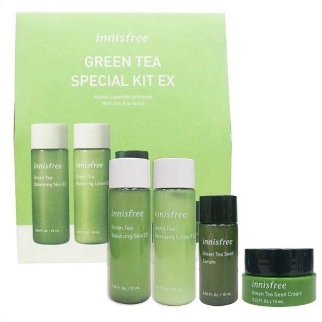 Set dưỡng da trà xanh INNISFREE Green Tea Special Kit Mini