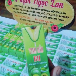 1 lọ tinh dầu  bơ 10ml