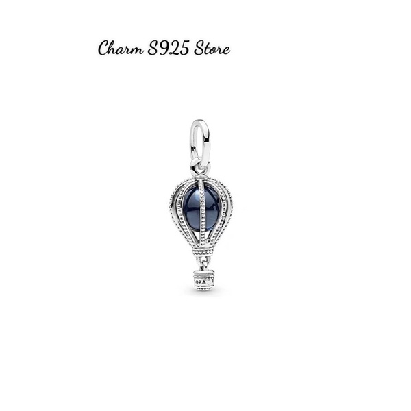charm pan treo khinh khí cầu bạc s925 cao cấp