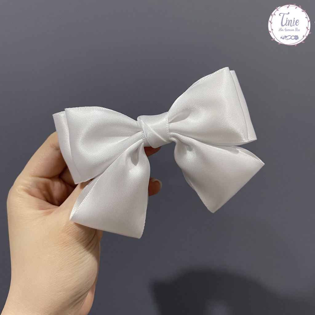 Kẹp Tóc Nơ Phong Cách Hàn Quốc Dịu Dàng