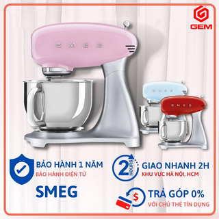 Máy trộn bột smeg smf02pkeu nhiều màu sắc.