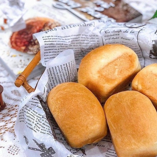 Giấy lót thấm dầu giấy nến nồi chiên không dầu in họa tiết báo vintage chịu nhiệt tốt không độc hại an toàn Angola