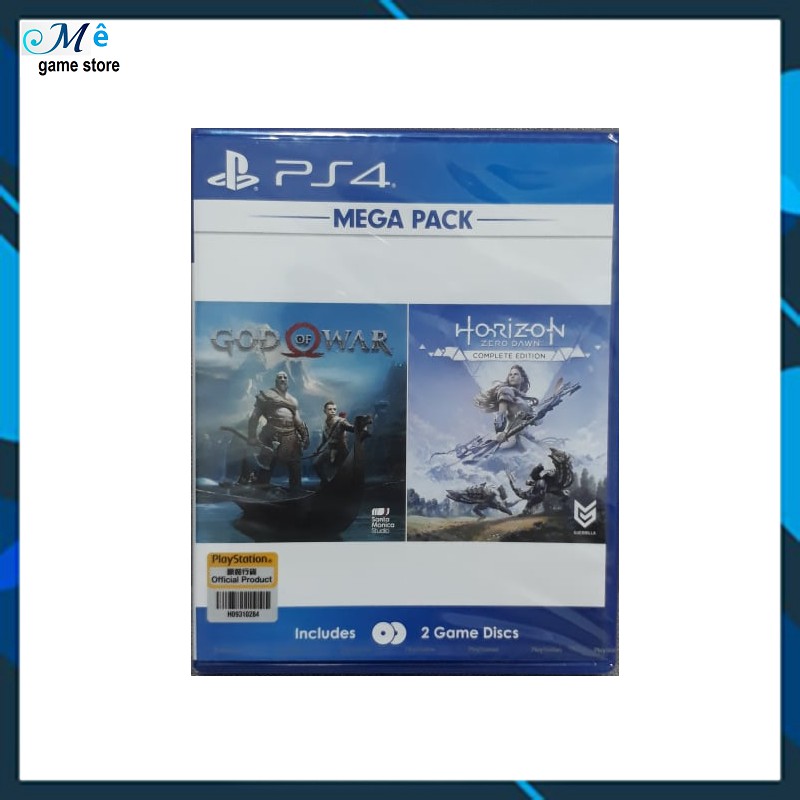 Bộ 2 game PS4 God of war 4 và Horizon complete edition (Mega pack)