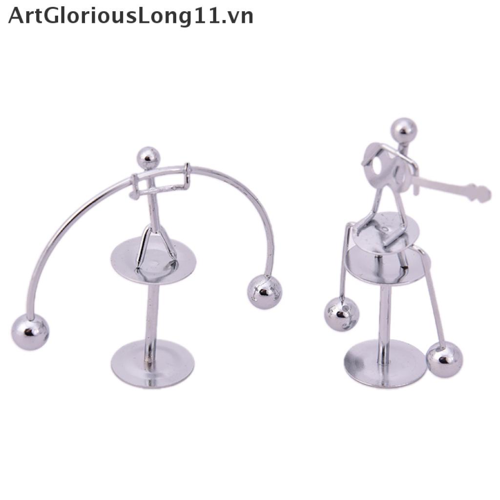 [ArtGloriousLong11] Đồ Chơi Vật Lý Cân Bằng Newton Bằng Thép Không Gỉ