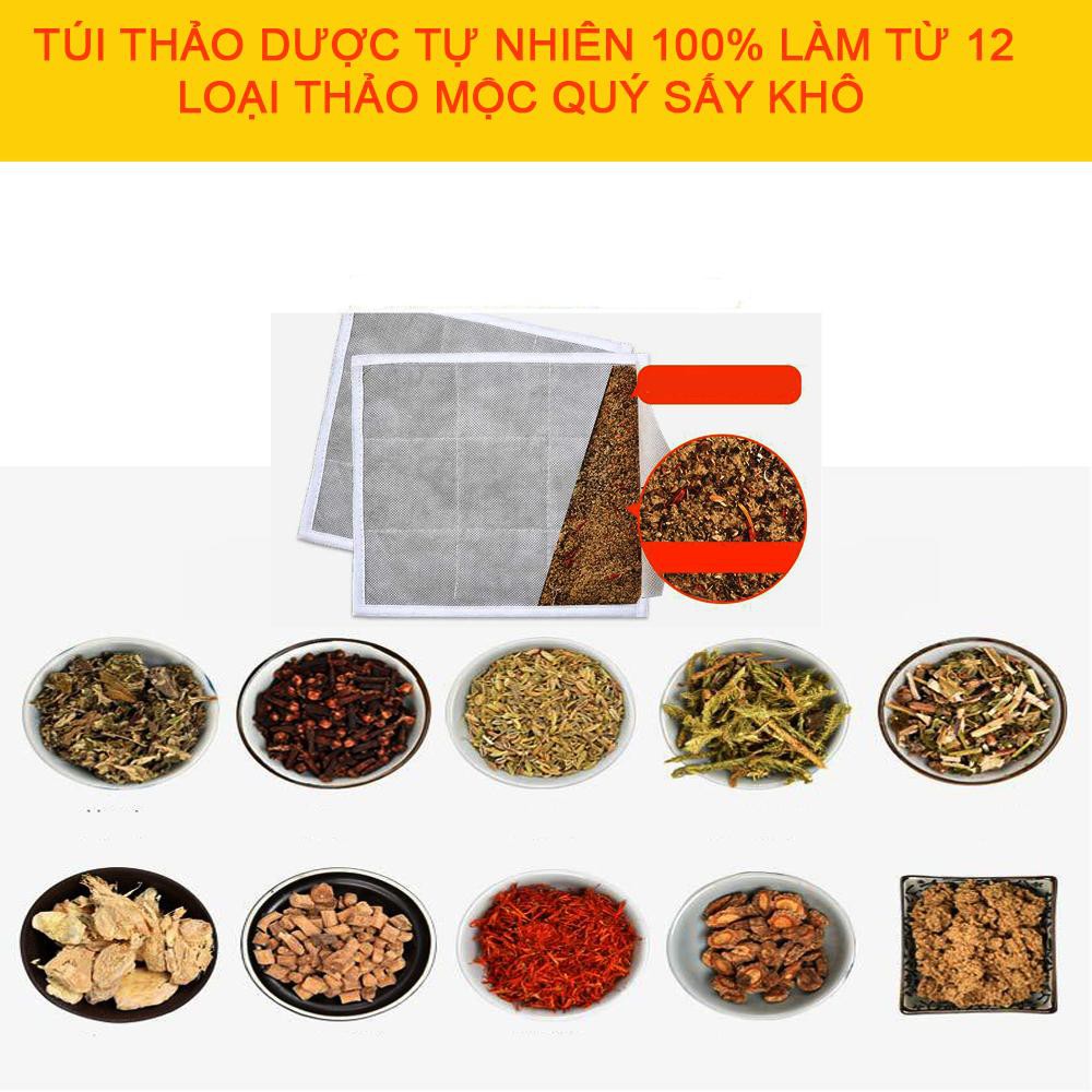 Đai  khớp gối THẢO DƯỢC làm nóng điều chỉnh 3 mức nhiệt hỗ trợ điều trị đau khớp gối, xương khớp gối, gai khớp gối
