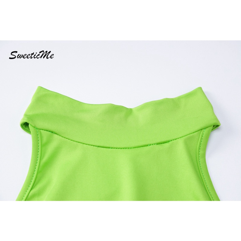 Đầm Ôm Không Tay Cổ Tròn Thời Trang Quyến Rũ Dành Cho Nữ