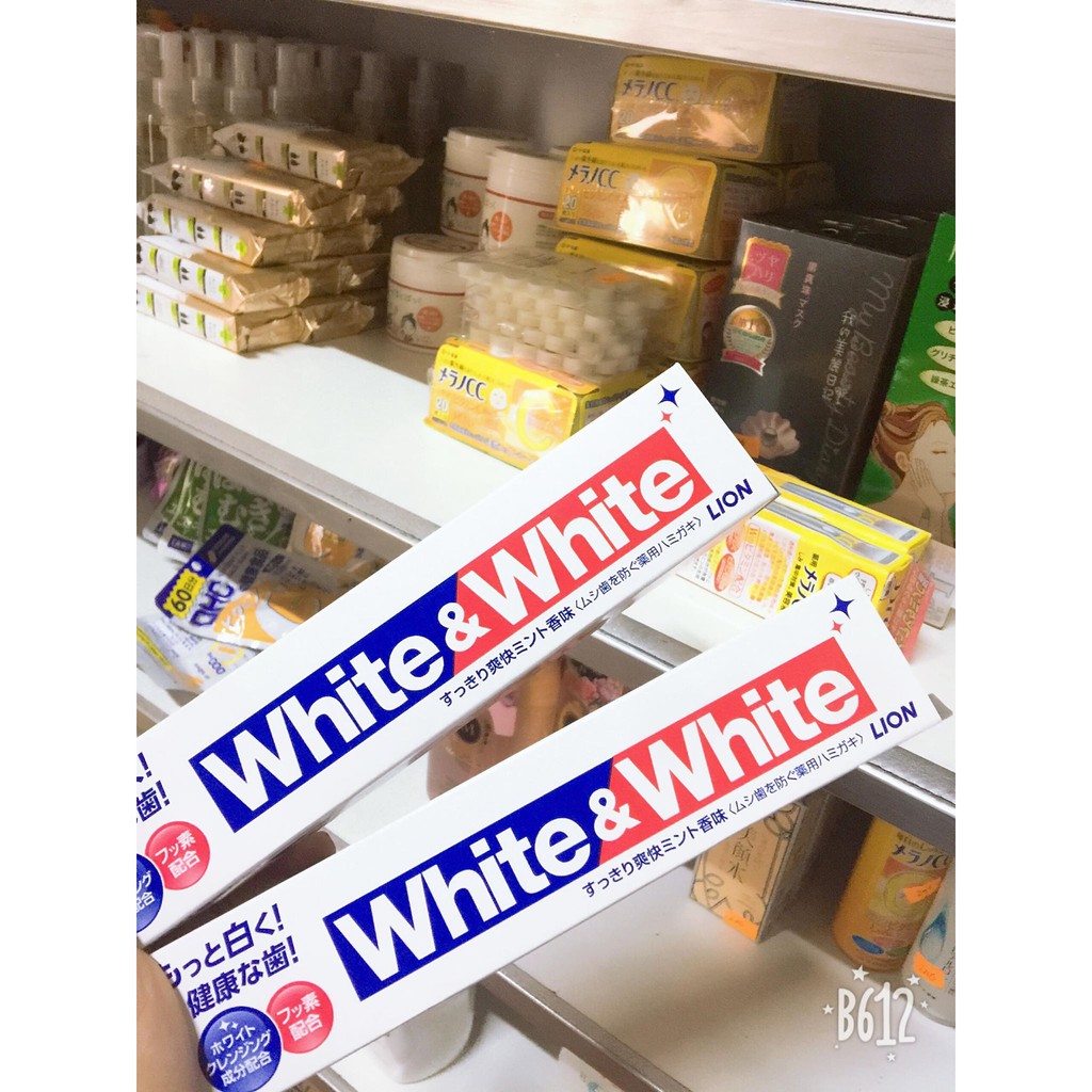 Kem đánh răng white & white nhật bản