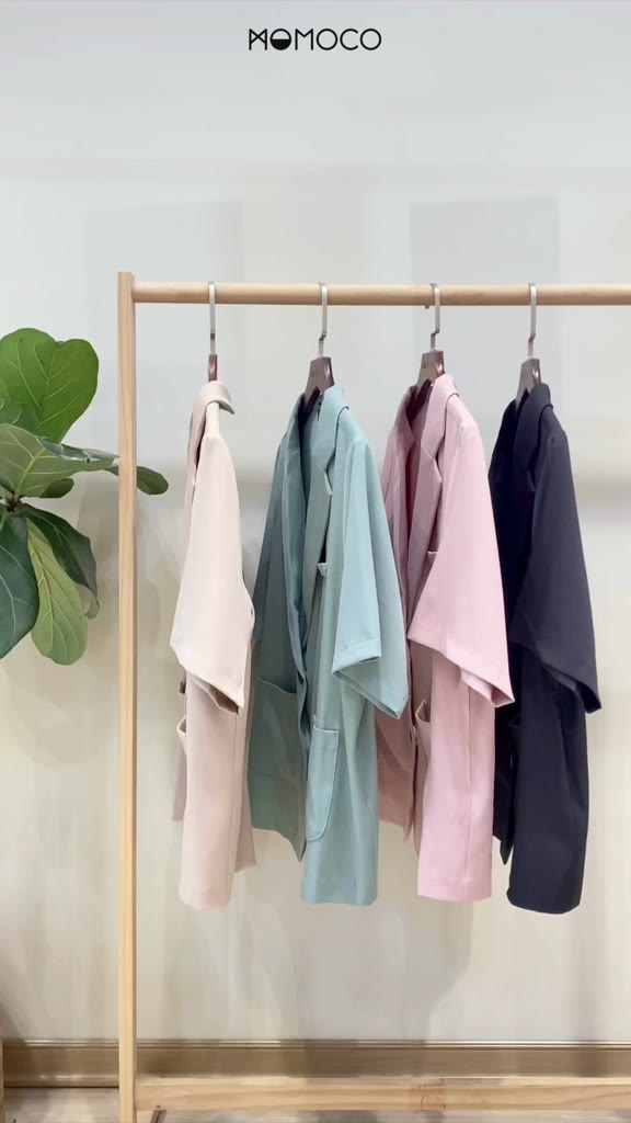 Áo Blazer Ngắn Tay MOMOCO Chất Tuýt Si Không Nhăn Kiểu Dáng Thanh Lịch Trẻ Trung M3013 | BigBuy360 - bigbuy360.vn