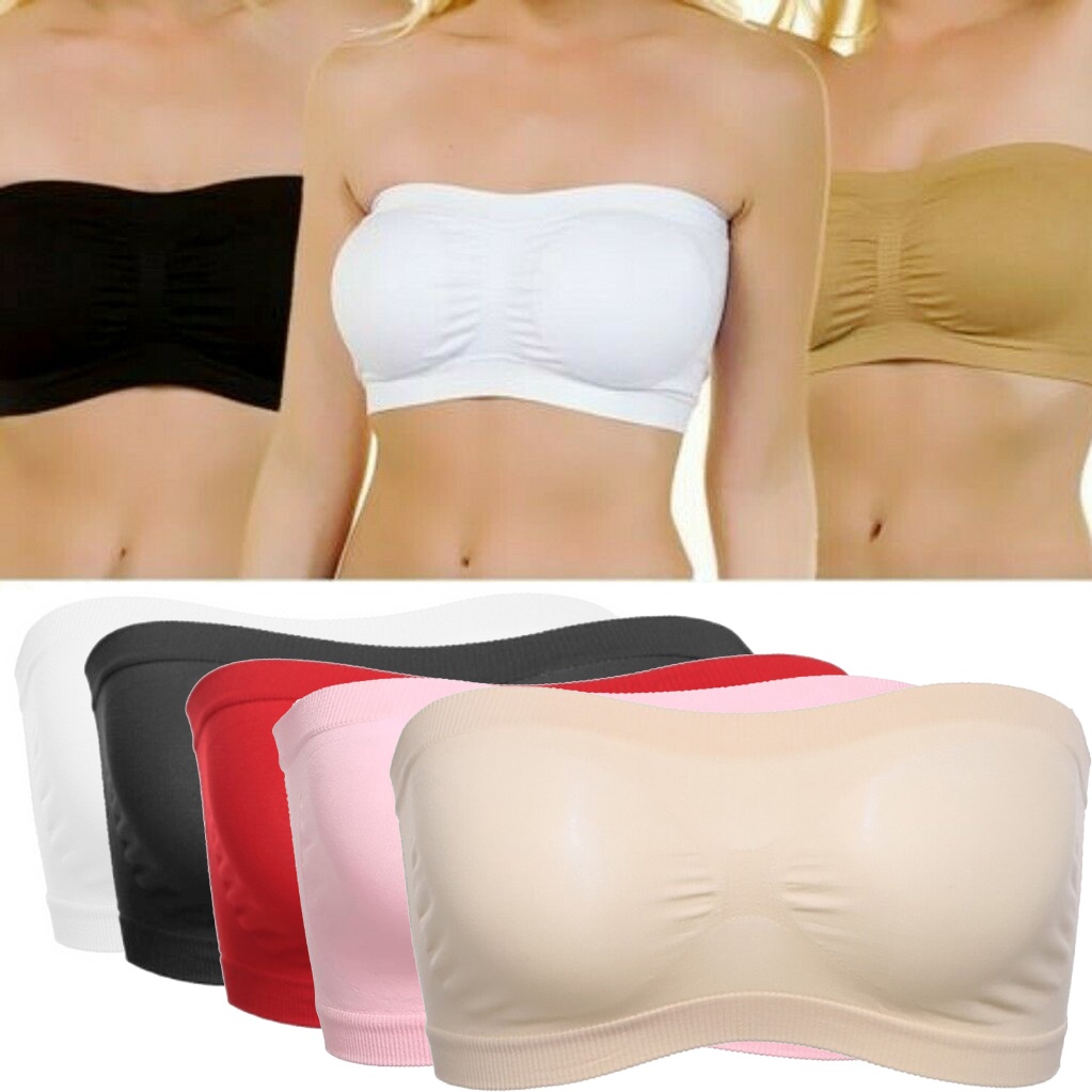 Áo Lót Ống Có Mút Đệm Nâng Ngực Dạng Lưới Hở Lưng Gợi Cảm Cho Nữ