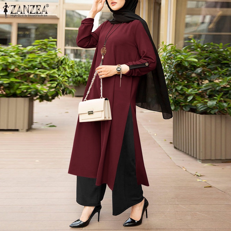 Bộ đồ ZANZEA phong cách Hồi giáo thời trang cho nữ