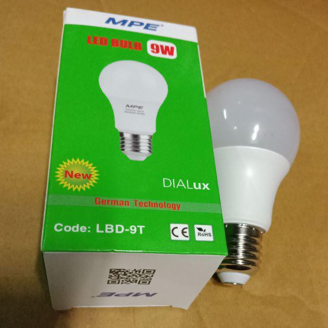 Bóng led bulb 9W cao cấp MPE ( tiêu chuẩn Châu Âu ) -TUẤN YẾN 196